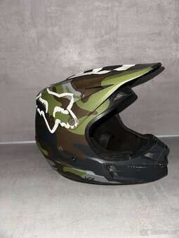 TOP Motokrosová helma FOX V1 (CAMO)