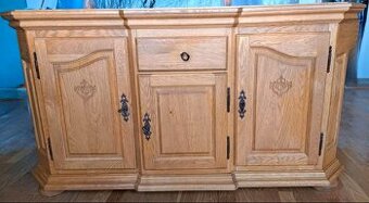 Komoda, příborník - masivní, délka 150 cm