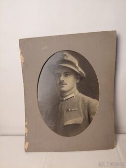 Starožitný obraz legionáře