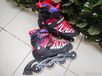 Dívčí kolečkové brusle 35-38, chlapecké kolo 16