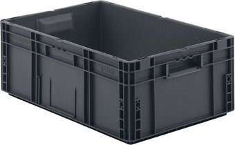 Plastové přepravky RL-KLT-ESD, 6013, 60x40x22 cm