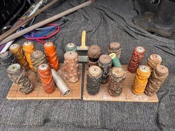 Malířské dekorační válečky retro