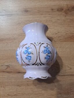 Vázička zdobená 14k zlatem