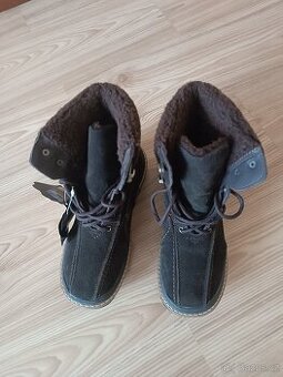 Zimní boty vel. 37 (kůže)  - NOVÉ