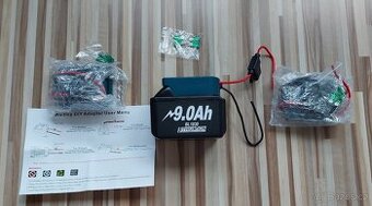Aku Redukce Makita 18V,14V s dráty+vypínač+pojistka,TOP.