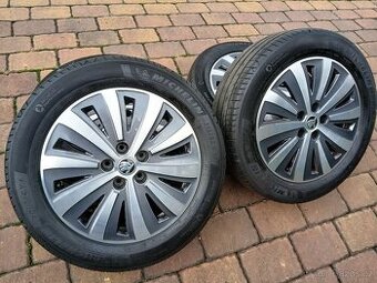 ALU kola,sada, originál Škoda DRAKON,215/55 R17,5x112,TOP