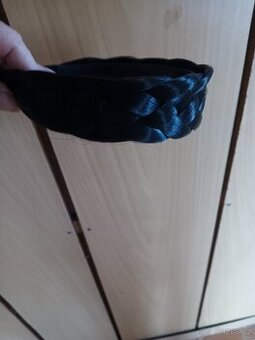 Vlasová čelenka Černá