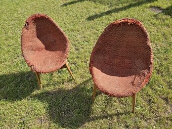 Skořepinová křesílka vhodná k renovaci