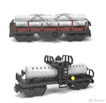 Stavebnice city nákladní vagony (náhrada)