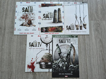 Saw 1,2,3,4,6 - DVD série filmů (horor)