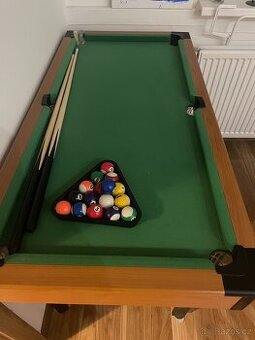 Kulečníkový stůl pool biliard 4 ft, zelený, GamesPlanet®