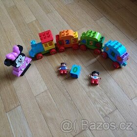 Duplo vláček s čísly + Minnie