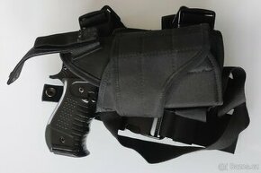 Nylonové multifunkční pouzdro na pistoli, černé