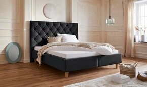 Čalouněná postel Two color šedá 180x200cm Nová