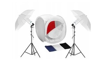 Studio sada pro bezstínovou fotografií 2x 85W 80cm