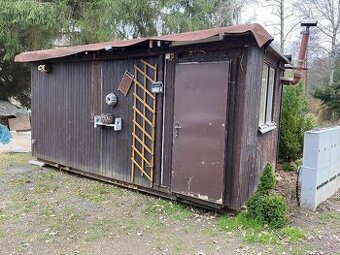 Stavební buňka izolovaná s elektroinstalací 5x2,8 m