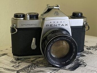 Prodám Asahi Pentax Spotmatic SP + Super Takumar 55mm f/