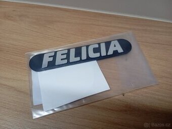 Nový nepoužitý nápis Felicia do lišty SPZ