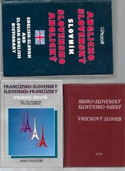 Jazykové učebnice a slovníky po 25 Kč