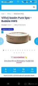 Vířivý bazén Pure Spa - Buble HWS