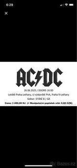 3x / AC⚡️DC koncert vstupenky