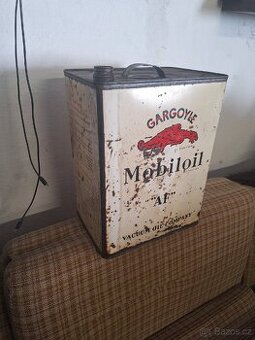 Mobiloil obrovská plechovka