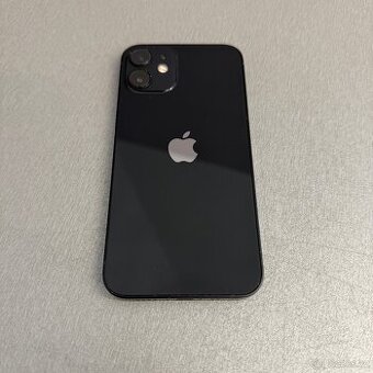 iPhone 12 mini 64GB černý, vše funkční, 12 měsíců záruka