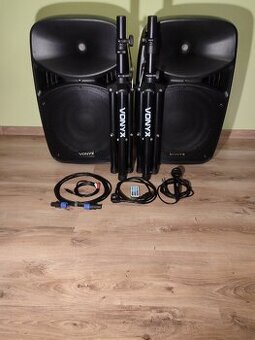 Vonyx VPS152A Plug & Play 1000W Speaker SET With Stands