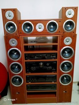 Technics sestava + reproduktory a komoda