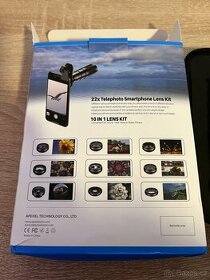 APEXEL kreativní sada objektivů s teleobjektivem pro mobilní