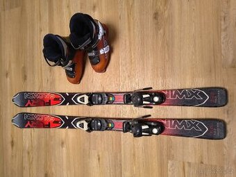 Dětské lyže 120cm + lyžařské boty vel. 33-34