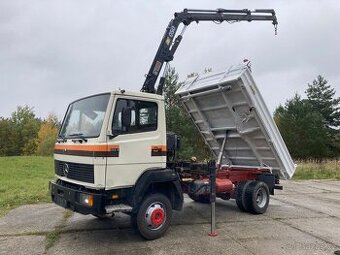 Mercedes 814 Sklápěč s Hydraulickou rukou HIAB 050 STK Dovoz