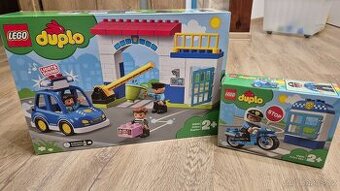 Lego Duplo 10900+10902 - Policejní stanice, motorka