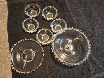 Sada skleněných misek perličky- Rudolf Schrőtter