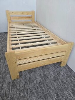 Prodám nové postele zvýšené 80x200 - 90x200 s roštem