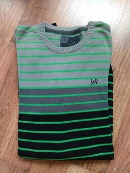 Nový pánský pruhovaný svetr Willard - L, bavlna