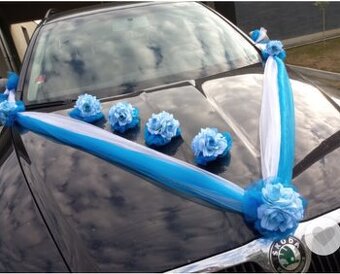 Svatební dekorace na auta