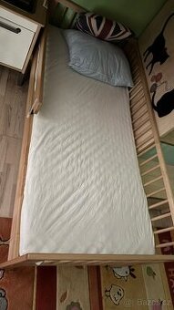 Dětská postel s matrací 165 x 75 cm