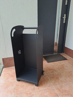 VOZÍK NA DŘEVO I BRIKETY (ZÁSOBNÍK - KOŠ - STOJAN) - 1