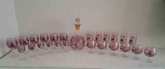 Ručně malovaná skleněná souprava Hand Made Glass