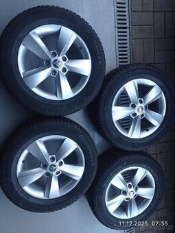 Zánovní ZIMNI al kola 16" NANUQ ORIGINAL SKODA KAROQ