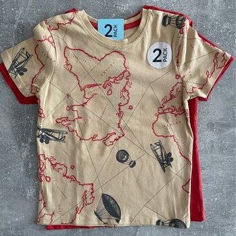 Chlapecké tričko s krátkým rukávem, set vel.104