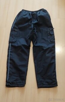 Chlapecké zateplené, zimní kalhoty vel.164-170