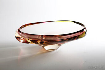 Mísa hutní sklo Josef Hospodka