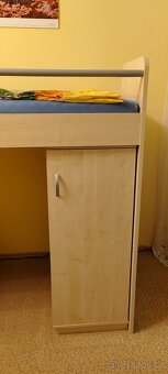Patrové postele do L, skříňky, šuplíky pod postel
