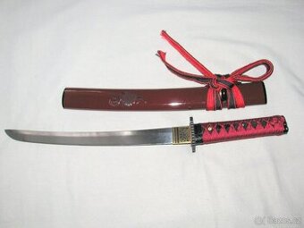 SAMURAJSKÉ TANTO - AKAHANA - OCEL 1065 / - NOVÉ