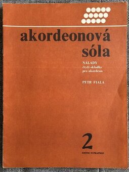Noty akordeon - harmonika: akordeonová sóla 2 - 4 skladby