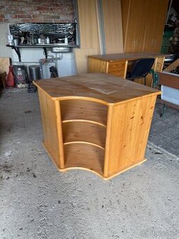 Rohový stůl MASIV - 1