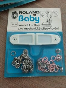 Kovové knoflíky pro mechanické připevňování