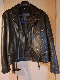 Kožená dámská bunda